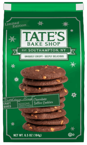 Tates Bake Shop Chocolate Toffee Cookies 6.5oz 12ct